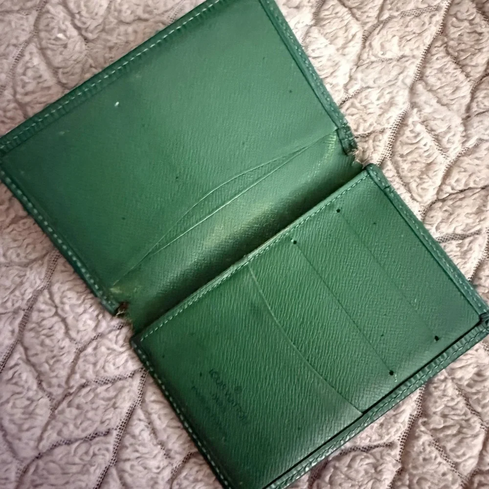Louis Vuitton Epi Leather Pocket Organizer - Vintage Borneo Green - RARE